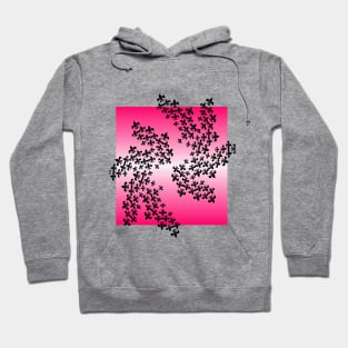 Fleur de Lis fractal (red) Hoodie